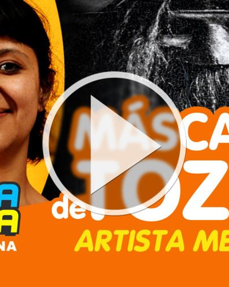 A máscara borra a identidade, para nascer uma entidade - Toztli artista mexicana