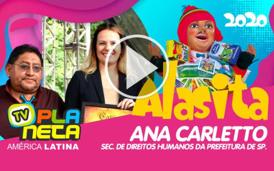 A Feira de ALASITA recebeu a Sec. de Direitos Humanos da Prefeitura de São Paulo