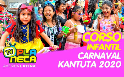 Brilho de cores no Corso Infantil no Carnaval Boliviano 2020 em SP 