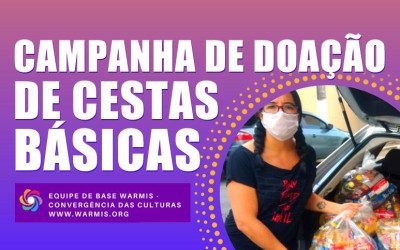 Campanha de doação de cestas básicas