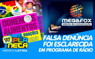 Esclarecida FALSA ACUSAÇÃO contra campanha de doação de alimentos 