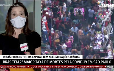 Brás detém a 2ª maior taxa de mortes pela Covid-19 em São Paulo