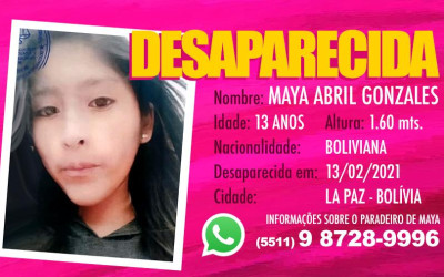 Desaparecida Maya Abril Gonzales