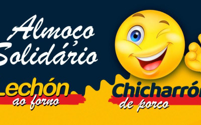Almoço solidário, DRIVE TRHU e DELIVERY, este domingo (21) em São Paulo