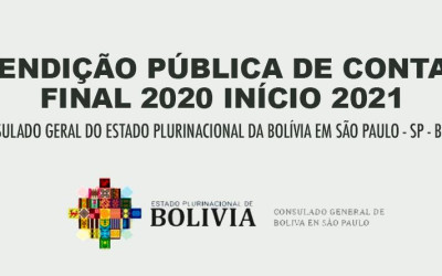 Rendição Pública de Contas - Consulado Geral da Bolívia em SP