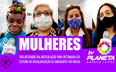 Mulheres são destaque no diálogo com o poder público a favor da regularização dos imigrantes