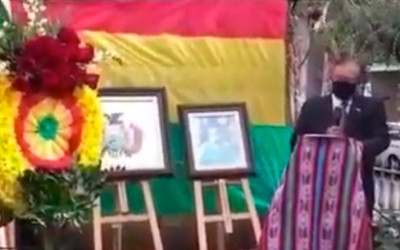 Ato Cívico do Consulado Boliviano em homenagem ao 196º aniversário da Independência da Bolívia