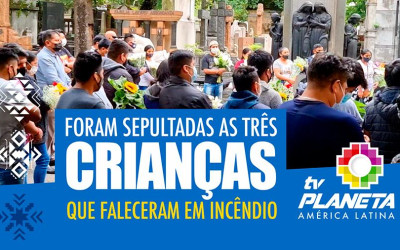 Após quatro meses de espera crianças vítimas de incêndio são sepultadas em São Paulo 