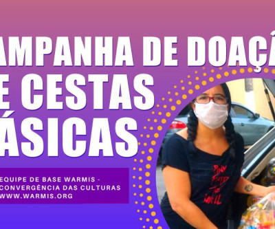 Campanha de doação de cestas básicas