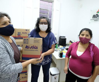 Gestão entre a ADRB e Prefeitura conseguem 400 cestas básicas para famílias nestes tempos de COVID-19