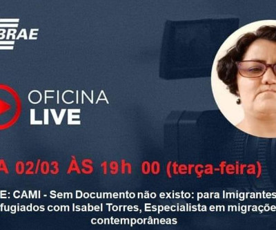 LIVE: CAMI - Sem Documento não existo