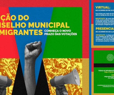 A eleição do Conselho Municipal de Imigrantes foi adiada! 