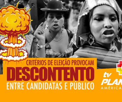 Candidatas indignadas pelo resultado do evento Rainha dos Imigrantes 2021 da Rádio Cultura Andina