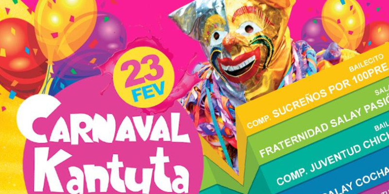  Rol de entrada do Carnaval Kantuta 2020