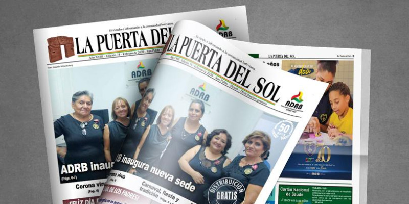 La Puerta Del Sol em SP - Edição nº 74 do Jornal boliviano