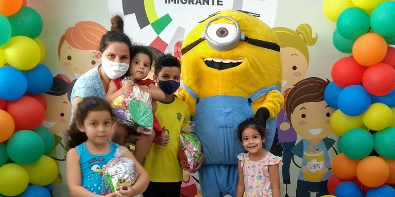 Começou a Campanha Dia das Crianças 2020 no centro do Imigrante em São Paulo