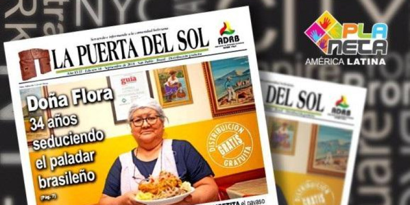 Doña Flora, destaque no jornal La Puerta Del Sol