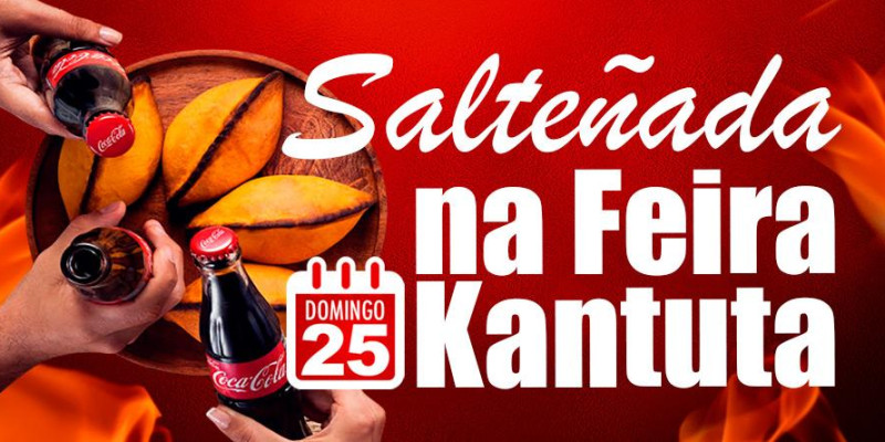 Salteñada na Feira KANTUTA neste domingo 25 de abril