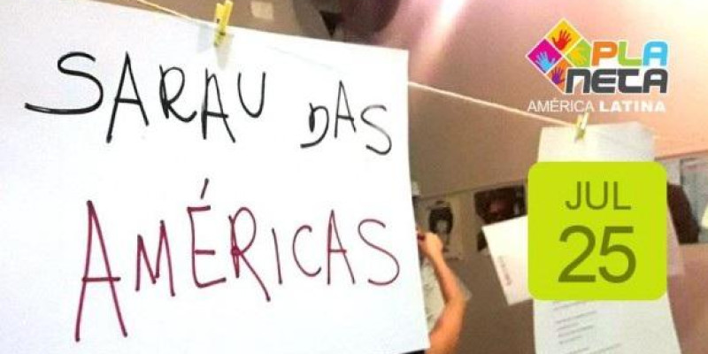 Sarau das Américas_Escadaria da Praça Elis - julho 25 2018