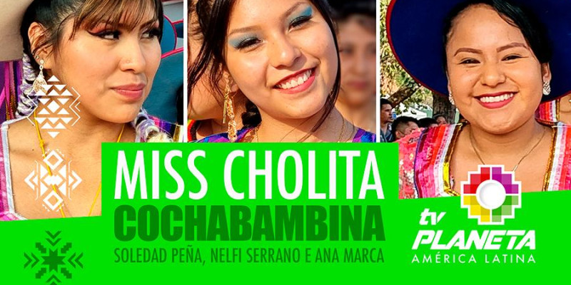Eleição Miss Cholita Cochabambina 2021 na Praça Kantuta em SP.