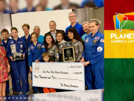 Jovens bolivianas ganham prêmio em evento mundial da NASA