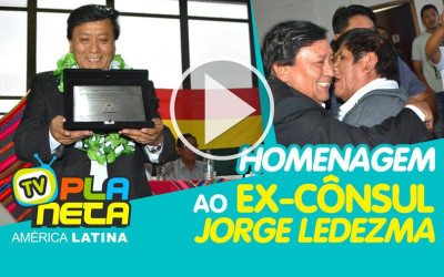 Jorge Ledezma, ex-cônsul boliviano recebe homenagem de despedida em SP 