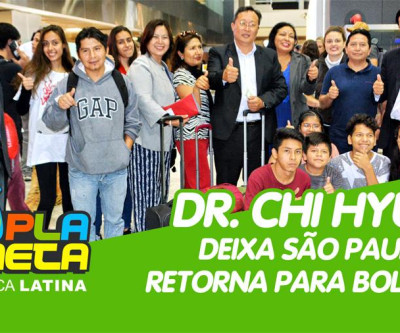 Após três dias em SP, o candidato Dr. Chi Hyun retorna para Bolívia