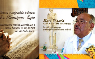 Faleceu em SP o ortopedista boliviano, Dr. Hermogenes Augustin Tapia Rojas 