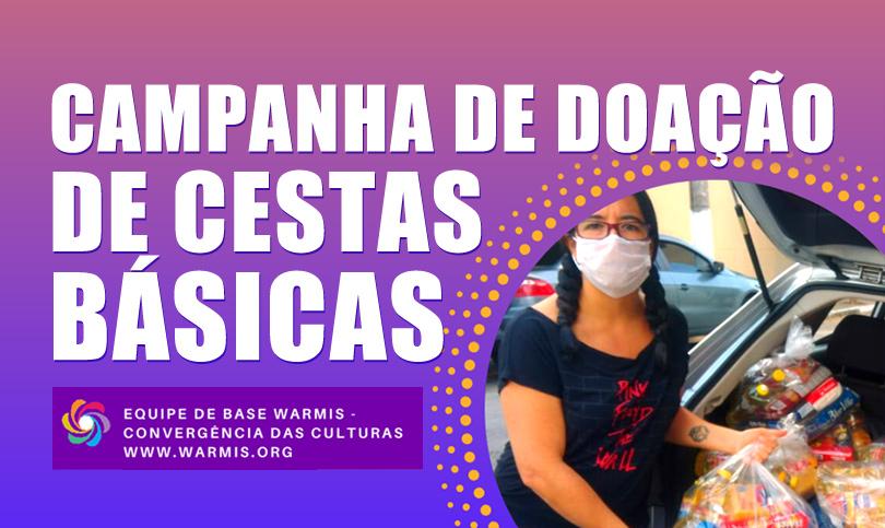 Campanha de doação de cestas básicas