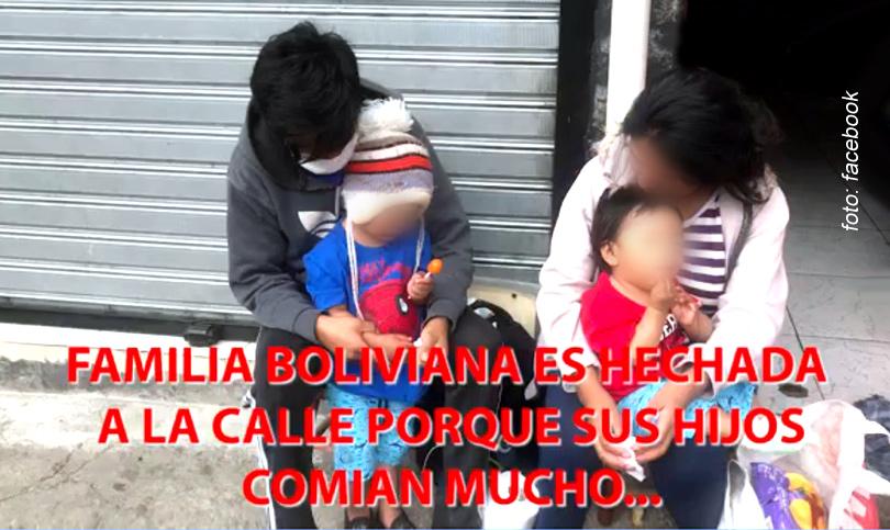 Família colocadas na rua por dono de oficina que alegava que as crianças comiam muito 