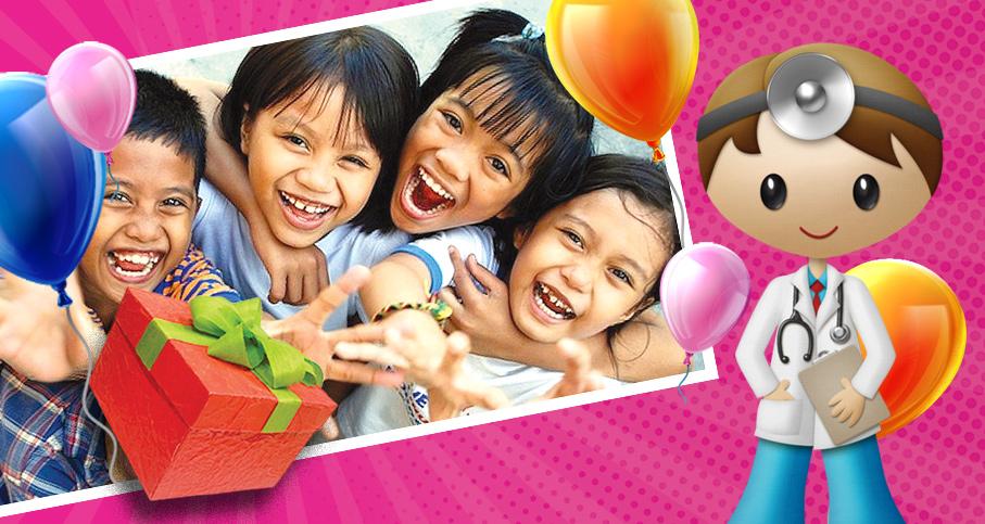 O dia das crianças traz brinquedos, frutas e saúde para os baixinhos 