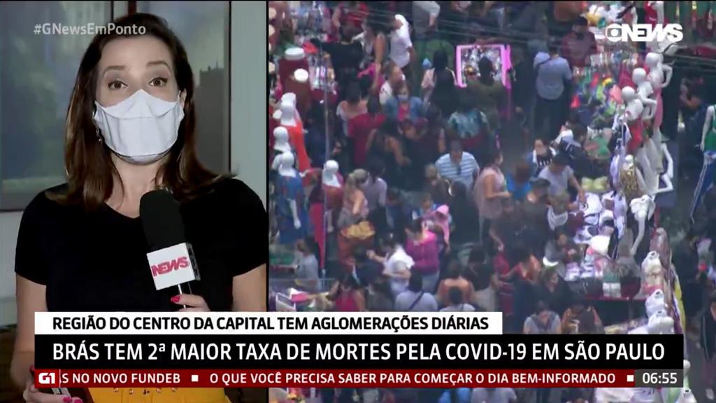 Brás detém a 2ª maior taxa de mortes pela Covid-19 em São Paulo