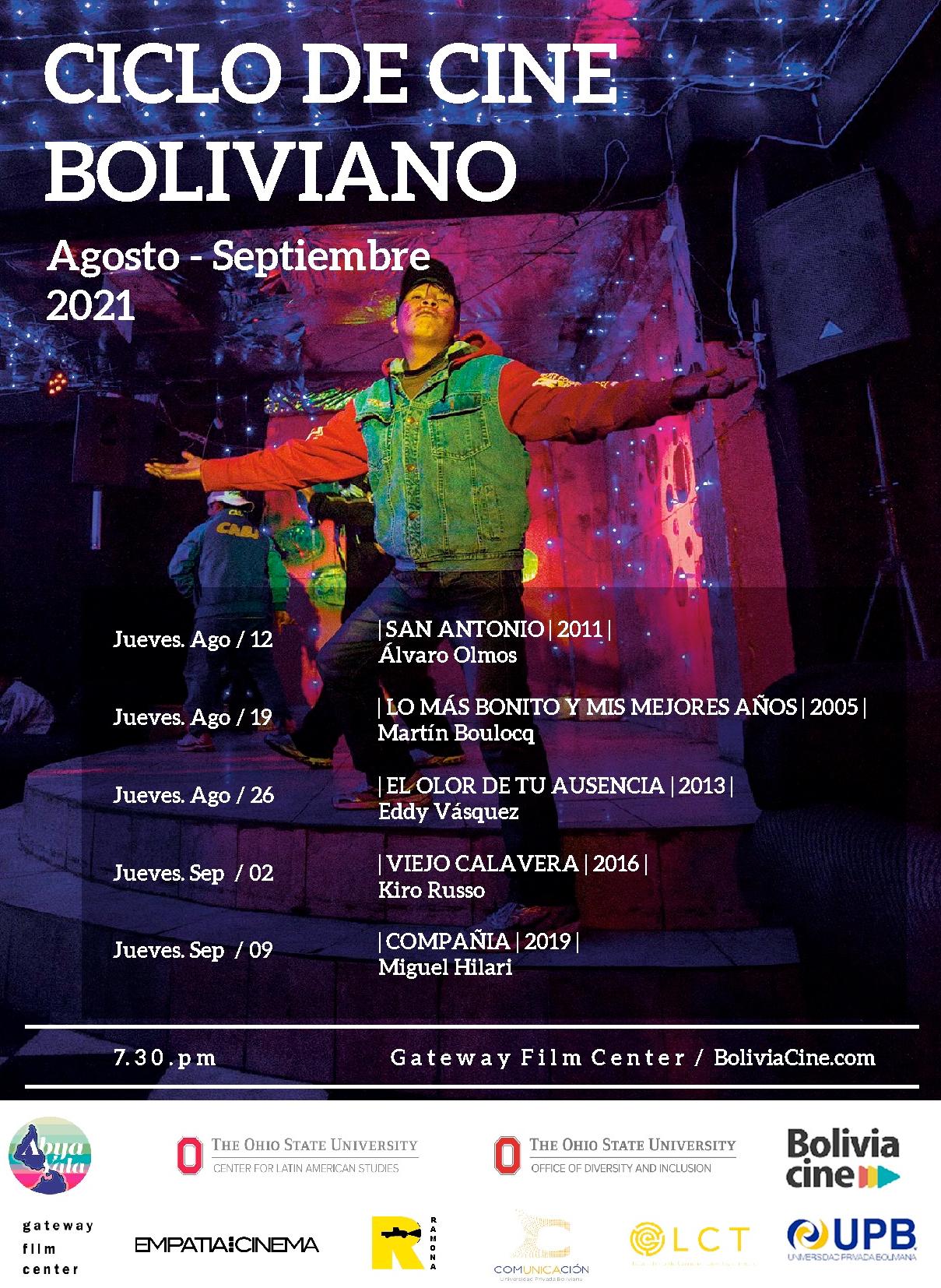 Ceiclo de Cinema Boliviano - agosto/setembro 2021