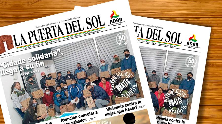 La Puerta Del Sol  - Edição nº 88 do Jornal boliviano em SP